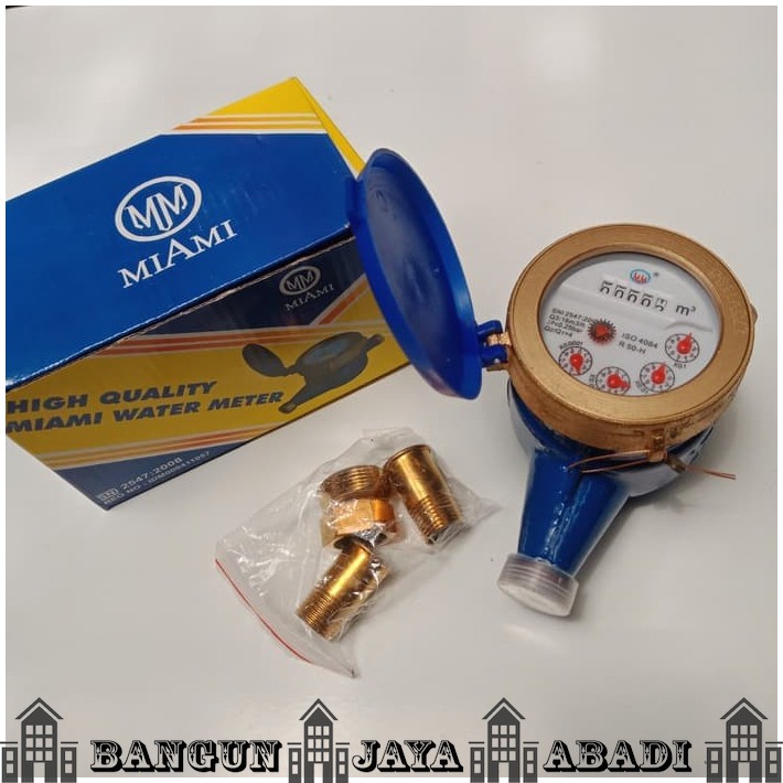 Jual Meteran Air Besi Water Meter Besi Sni Miami Skls Imd Nankai Bja