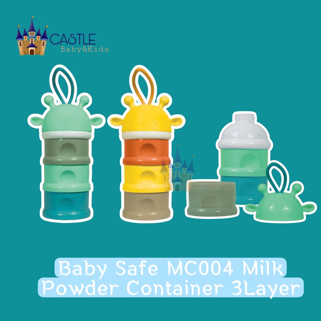 Baby Safe MC004 Milk Layer Container - Tempat Penyimpan Susu Formula