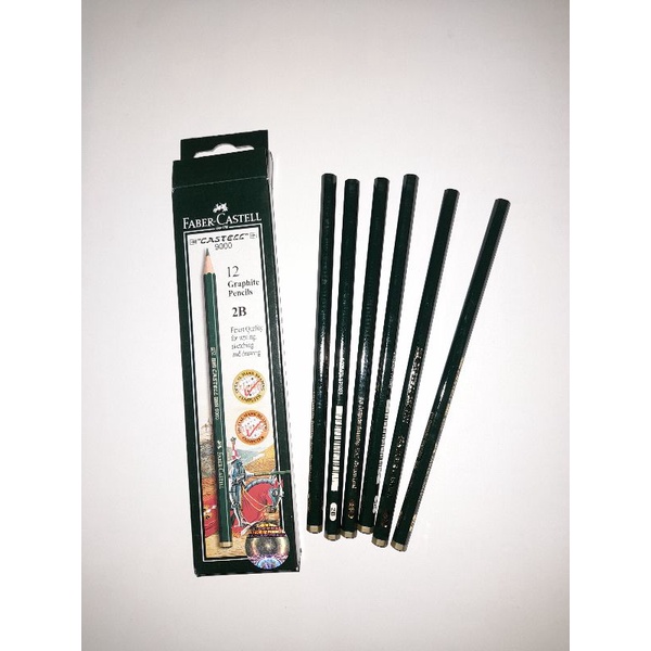 pensil faber castell, faber castel, faber-castell, pensil 2B