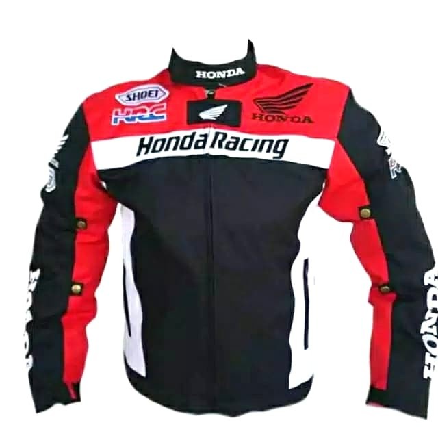 MOTOR-JAKET- JAKET MOTOR PRIA HONDA RACING JAKET HARIAN JAKET MOTOR TOURING HONDA - M -JAKET-MOTOR.