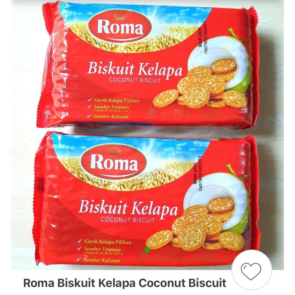 Roma Biskuit Kelapa - 300 gr / Coconut Biscuit