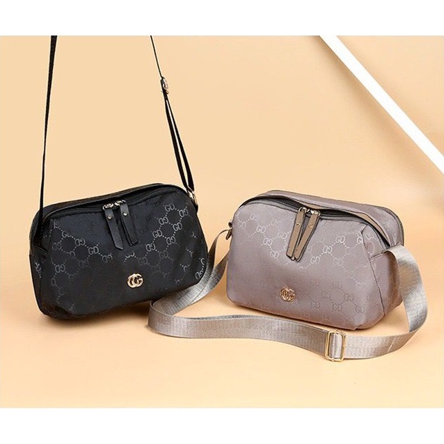 LX805849 Tas SELEMPANG Fashion Casual Wanita Terbaru Ada 2 Resleting 1kg bisa 4 tas supplier tas import EL 5849