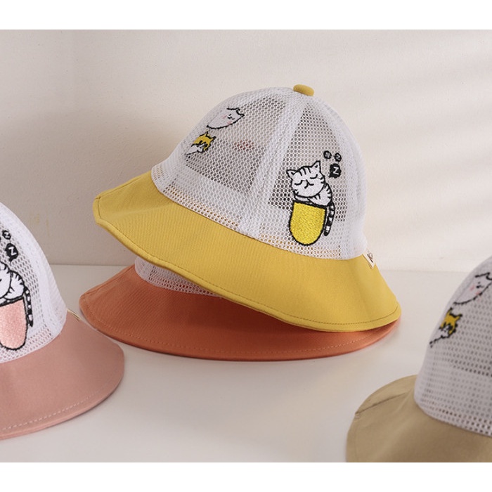 Topi Anak / Topi Korea Lucu / Bucket Hat / Topi Jalan Anak Yun