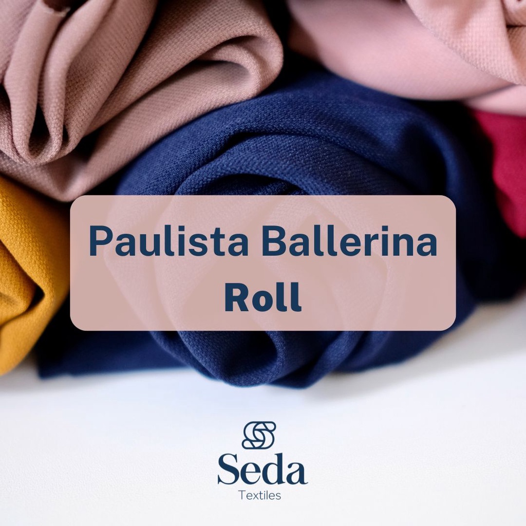 Kain PAULISTA Ballerina Murah Premium 1 ROLL ±50 Yard Kain Ballerina