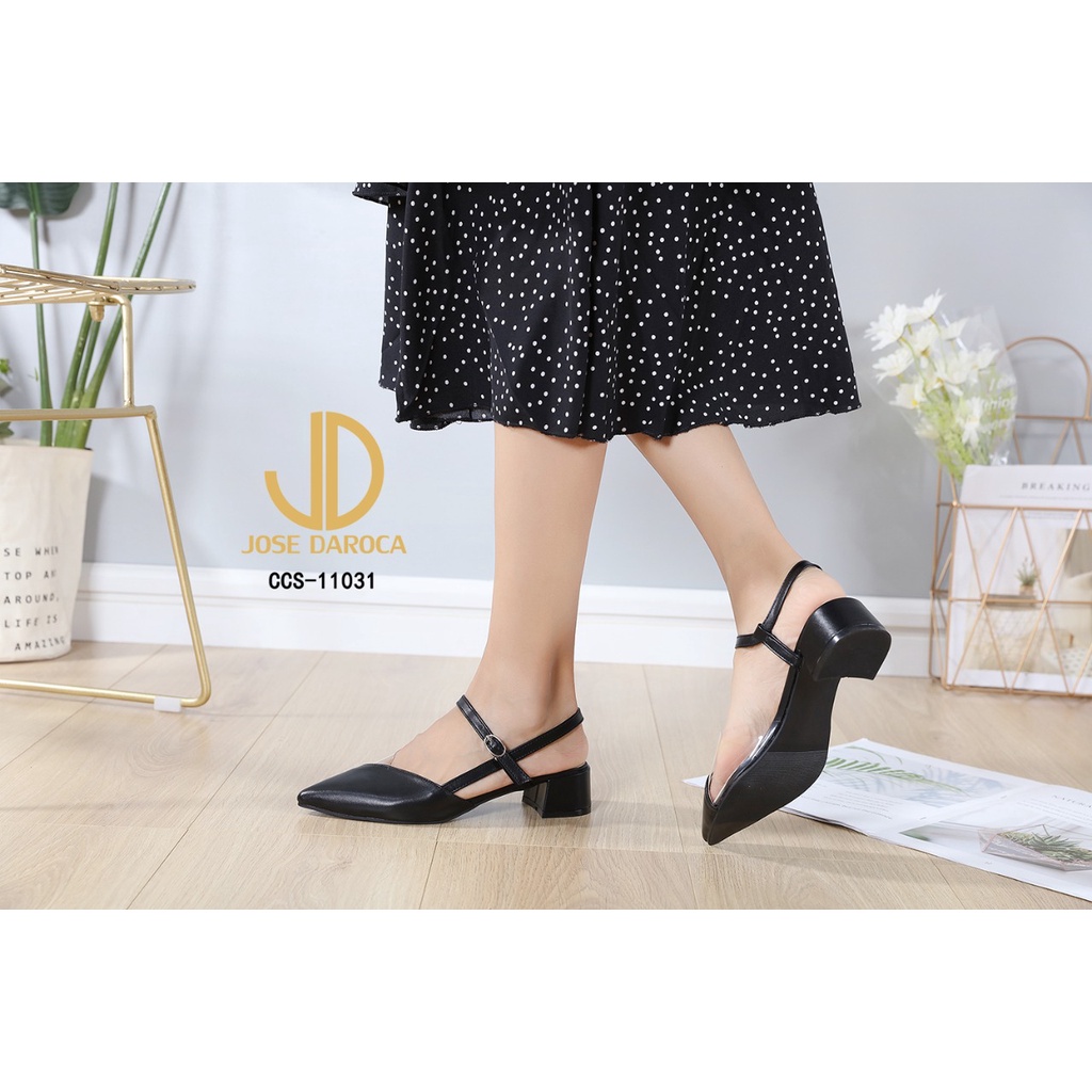 JOSE DAROCA Sepatu Slingback Heels Platform #CCS-11031# Original