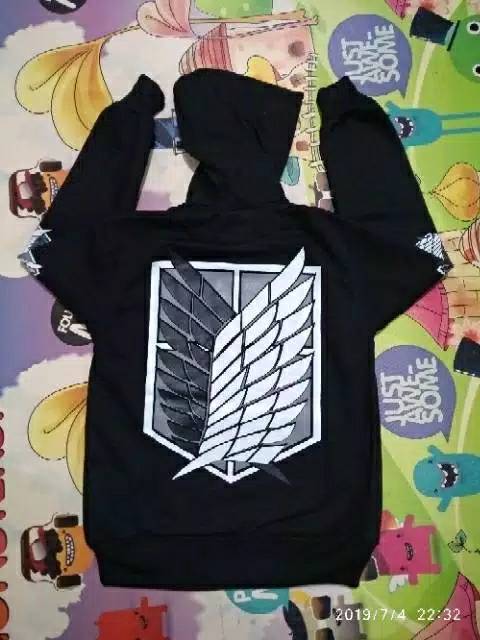 Jaket anime kids attack on titan snk SWEATER AOT