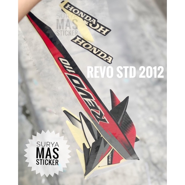 striping revo std 2012 absolut stiker les bodi motor honda revo standar