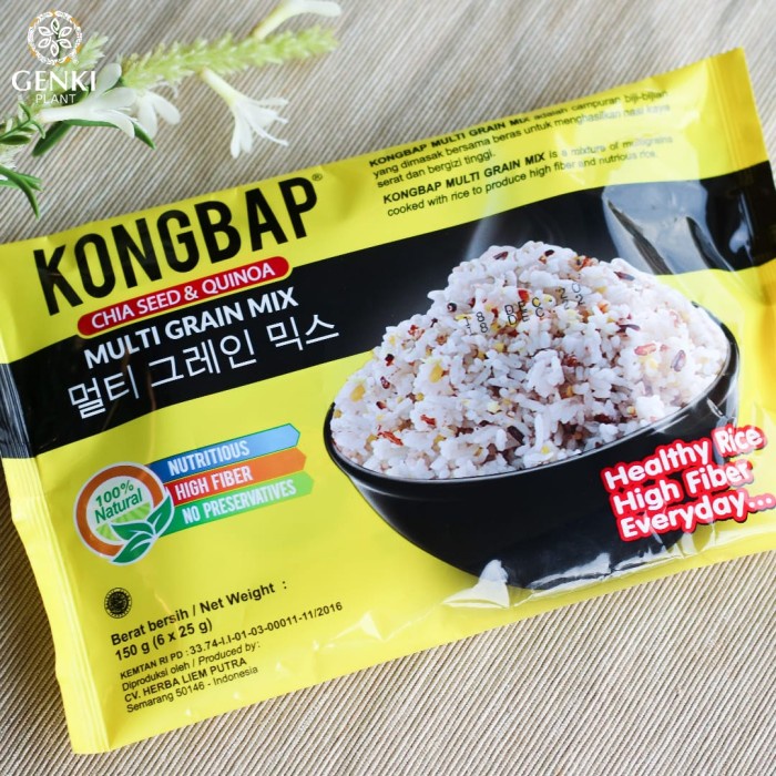 

Vs201Vv Kongbap Multi Grain Mix (Chia Seed & Quinoa) - 150 G (6 X 25 G) Dscscv