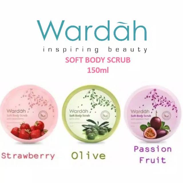 WARDAH Soft Body Scrub 150ml - 240ml