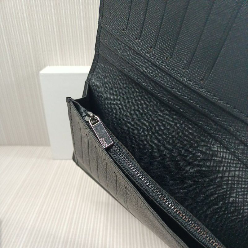 Dompet lipat panjang pria wanita emboss import