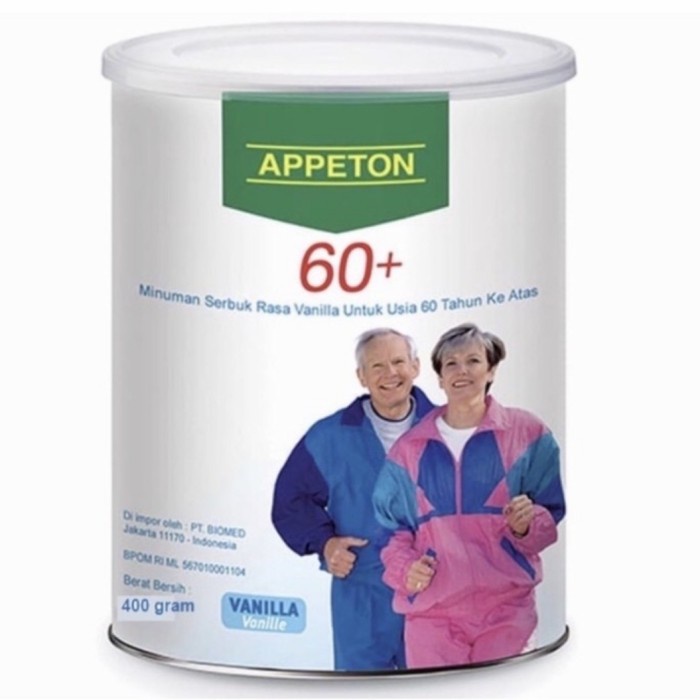 

appeton 60+ susu lansia - orang tua vanilla appeton 450gr