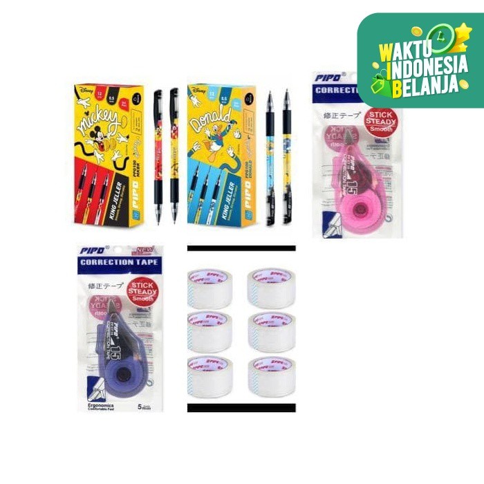 

Free Ongkir Paket 8 Dapat 2 Lusin Pulpen, 6 PCS Lakban dan 2 PCS CT Sesuai Foto Terlaris