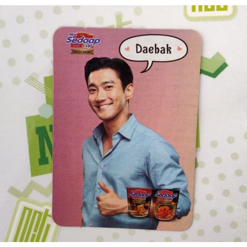 photocard siwon mie sedap