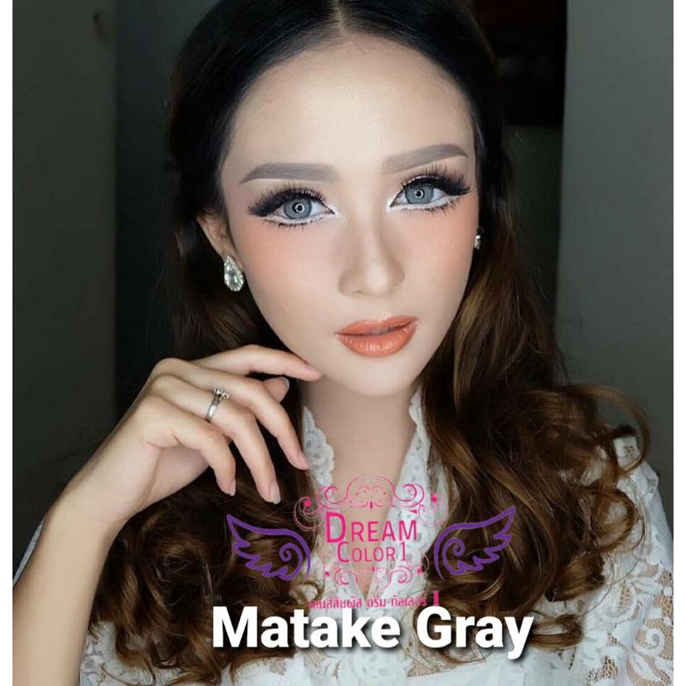 SOFTLENS MATAKE GREY GRAY ABU DREAMCOLOR NORMAL MINUS SOFT LENS MURAH