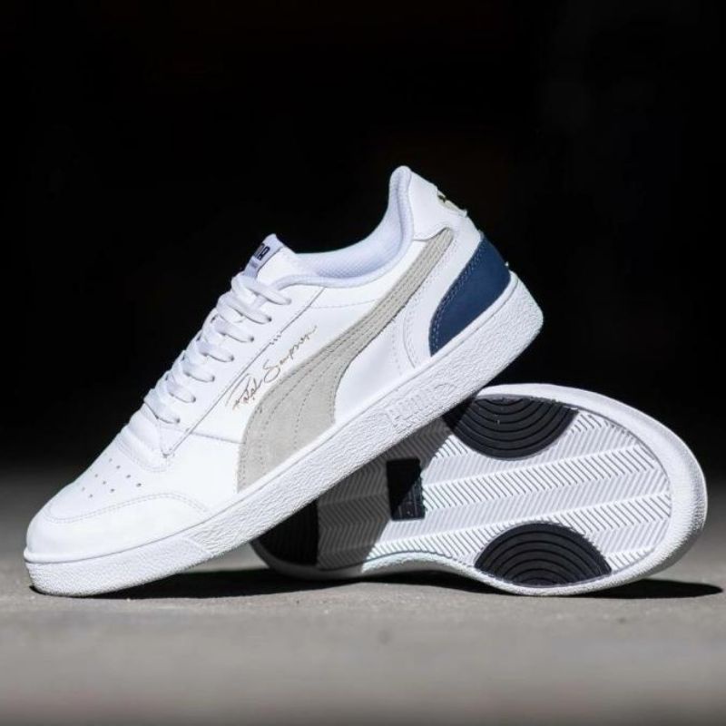 SEPATU PRIA PUMA RAPLH SAMPSON WHITE GREY NAVY ORIGINAL 100%