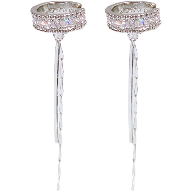 Anting Rumbai Zirconium Untuk Aksesoris