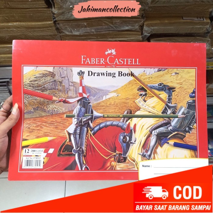

✨ BISA COD ✨ Drawing Book Faber Castell - BC 200gsm