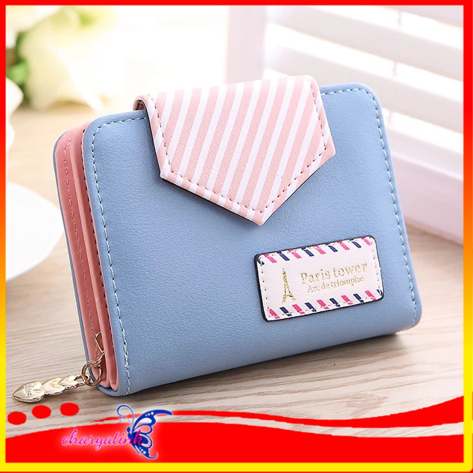 Charyatink - Dompet Lipat Wanita Kecil Import Simple