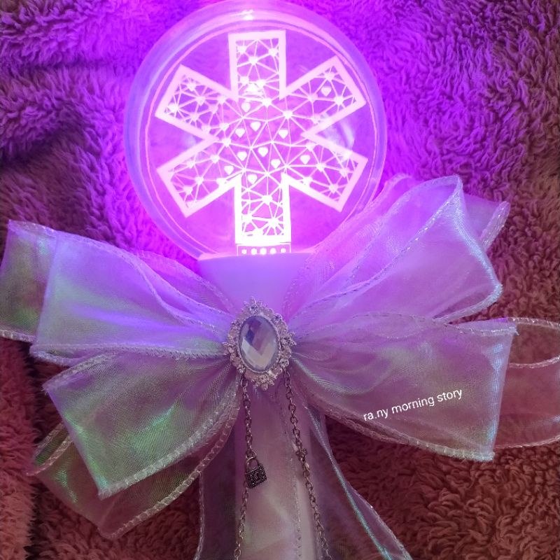 Lightstick Secret Number Fan Made by Morning Story Diamond Version
