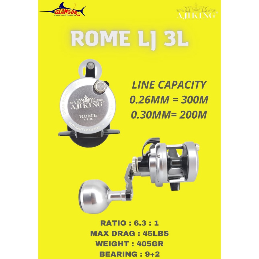 REEL AJIKING ROME LJ 3L / KATROL PANCING AJIKING ROME LJ 3L