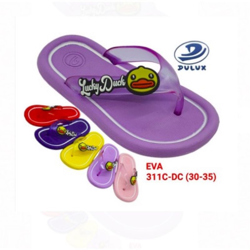 Sendal Jepit/Sendal Jepit Anak Perempuan/Sendal Jepit Motif Bebek