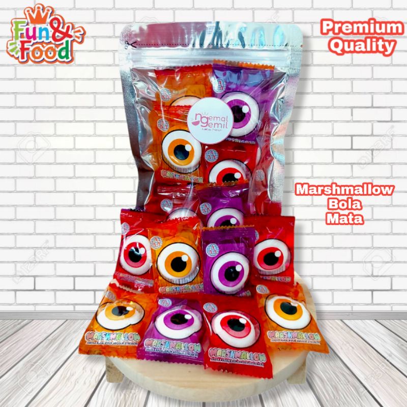 

Marshmallow Bola Mata Viral Marshmallow Eyeball Aneka Rasa Buah Kualitas Premium