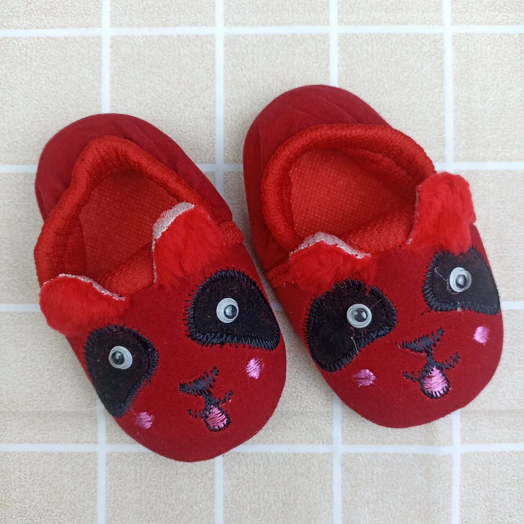 mandirishoestore-SEPATU PREWALKER KARET MOTIF HEWAN LUCU ANAK 0-12 BULAN FPY14