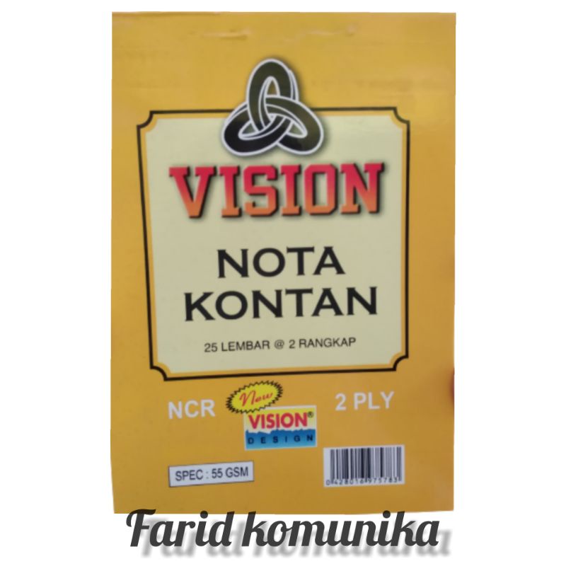 [HUSNA COLLECTION] NOTA KONTAN 2 PLY / NOTA KONTAN 2 LEMBAR MURAH