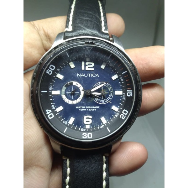 Jam Tangan Pria Original Merk NAUTICA Seri A16598G