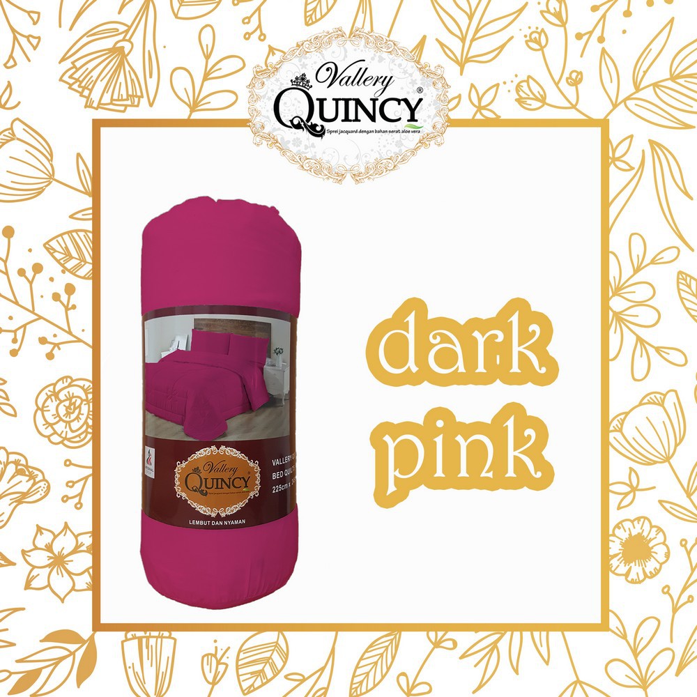 SELIMUT BEDCOVER VALLERY QUILT JUMBO (TANPA SPREI)