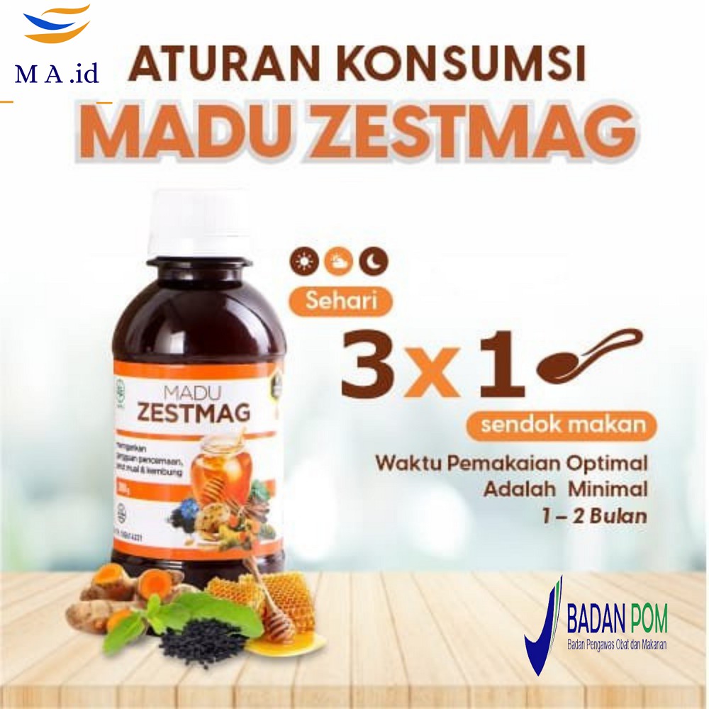 

[[BISA COD]] Madu Zestmag - Madu Asam Lambung, GERD, Maag, Anxiety - Obat Herbal Maag