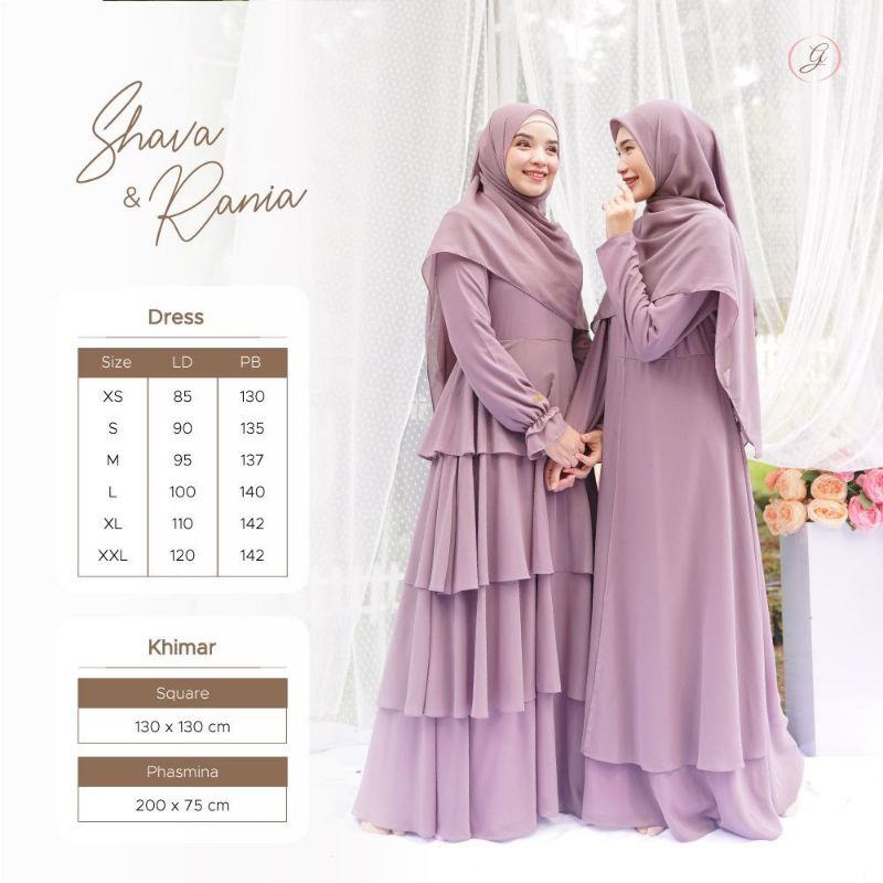 READY STOCK Shava Rania by gerai aliyah