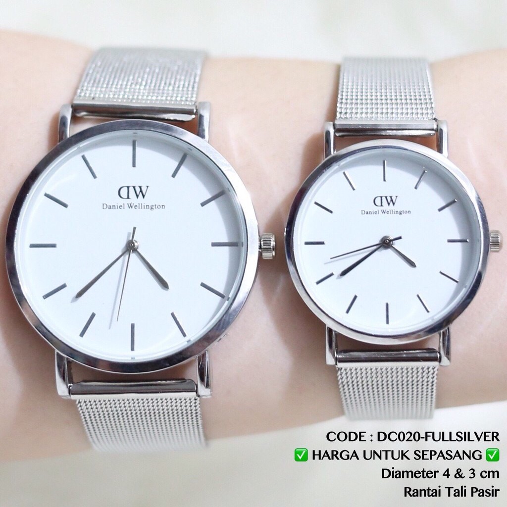 Jam tangan Couple FLASH SALE termurah harga SATUAN free baterai cadangan DC025