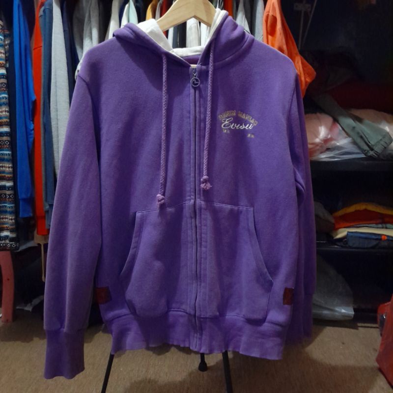 EVISU ZIPPER HOODIE SECOND ORIGINAL