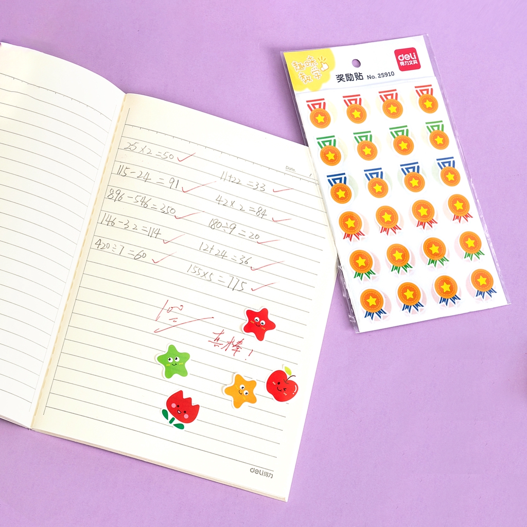Deli Cartoon Sticker Stiker Kartun 25909 25910-4
