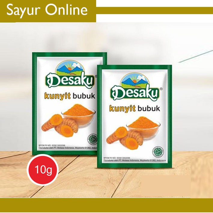 

[SayurOnline] KUNYIT BUBUK DESAKU [10g]