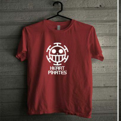 Baju kaos anime one piece heart pirates logo besar