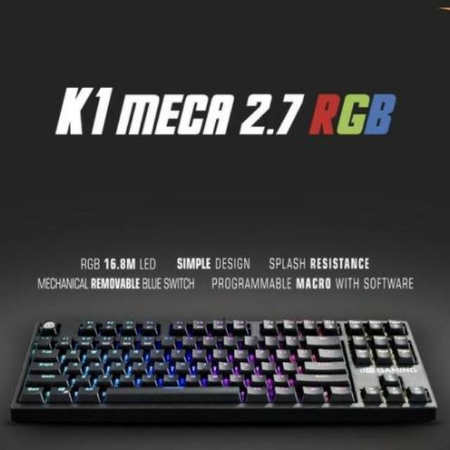 Digital Alliance K1 Meca TKL 2,7 RGB Keyboard Gaming