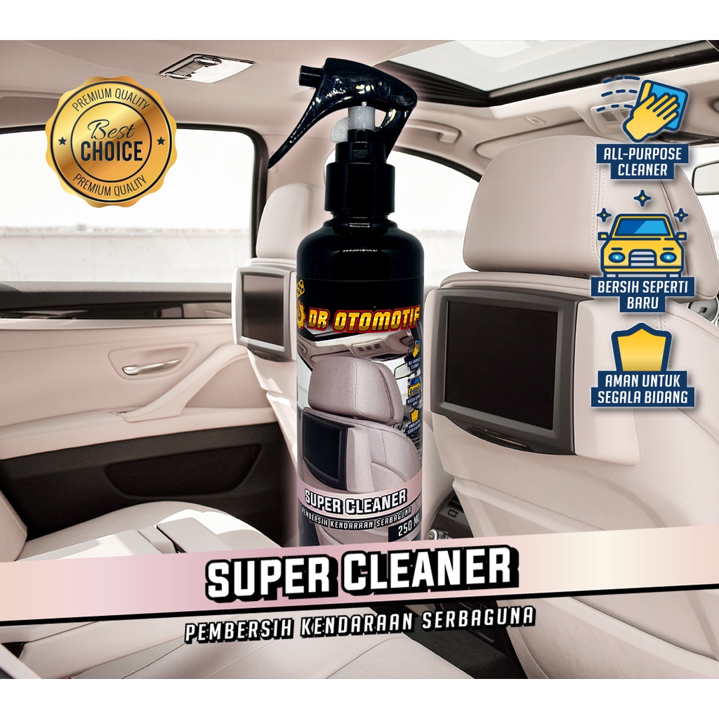 PEMBERSIH INTERIOR MOBIL - JOK PLAFON KARPET DASHBOARD - BESI KAIN PLASTIK BLUDRU KULIT SINTETIS - DINDING PINTU MOBIL KARPET AMPUH BERSIHKAN NODA MEMBANDEL BEKAS MAKANAN MINUMAN LUMPUR