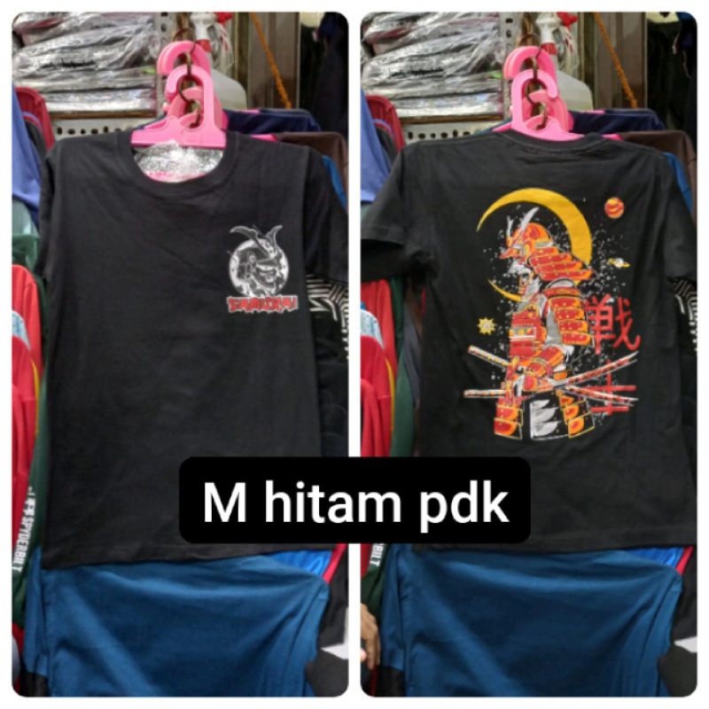 Kaos anak tanggung hitam SAMURAI murah keren