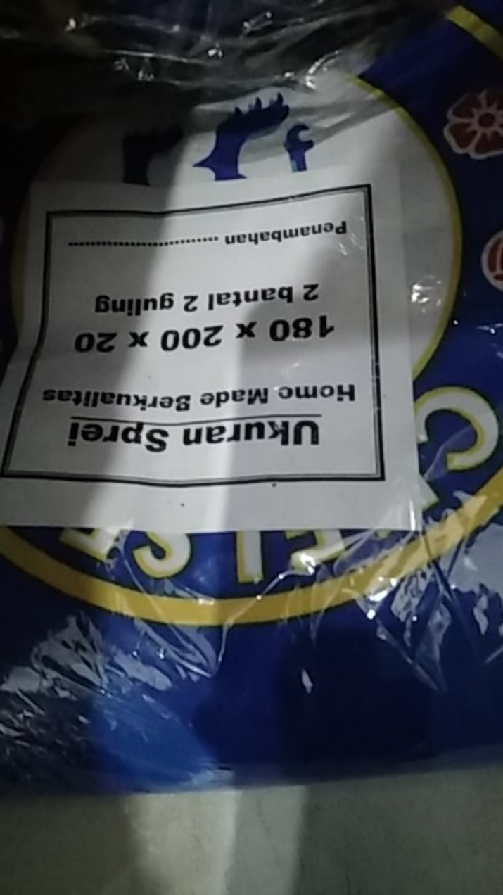 Sprei Homemade Motif Bola