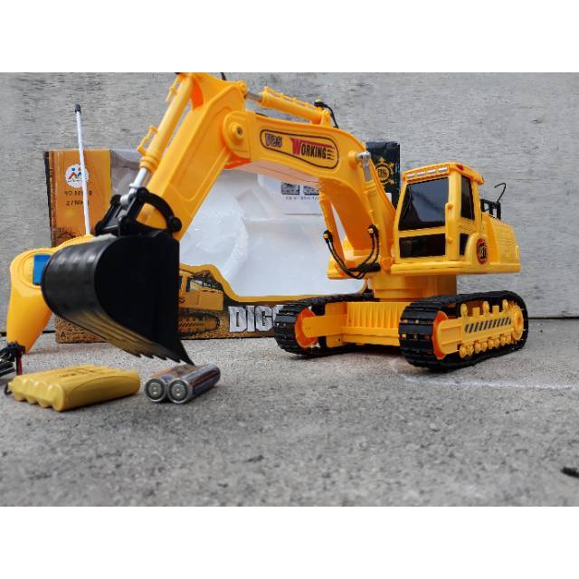 RC EXCAVATOR MAINAN REMOTE CONTROL ANAK - BEKO REMOT KONTROL EDUKATIF