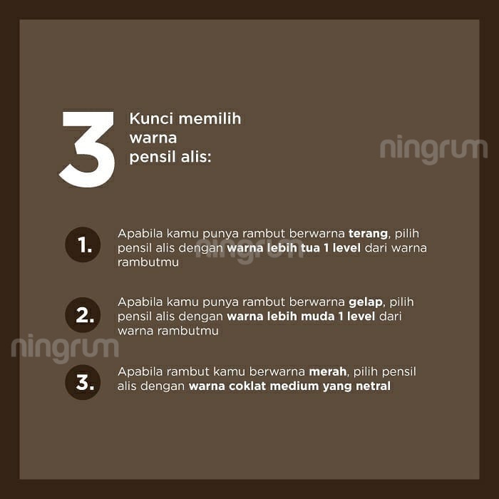 Ningrum - Salsa Eyebrow Guru Pensil Alis 4 in 1 - 5410