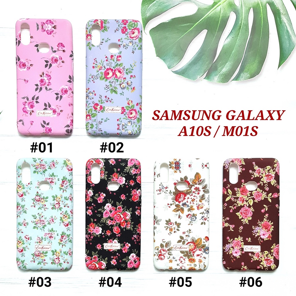 SAMSUNG GALAXY A6S M10 M20 M30 A10 A20 A30 A50 A30S A50S A70 A80 A90 A10S M01S A20S - CK FLOWER Soft Case Glow In The Dark