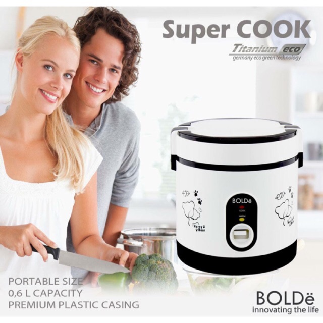 Super COOK BOLDe rice cooker mini Original BOLDe