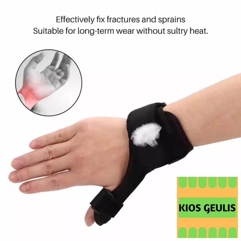 Thumb Spica Splint Support Brace Strap Jempol DeQuervain's Tenosivitis