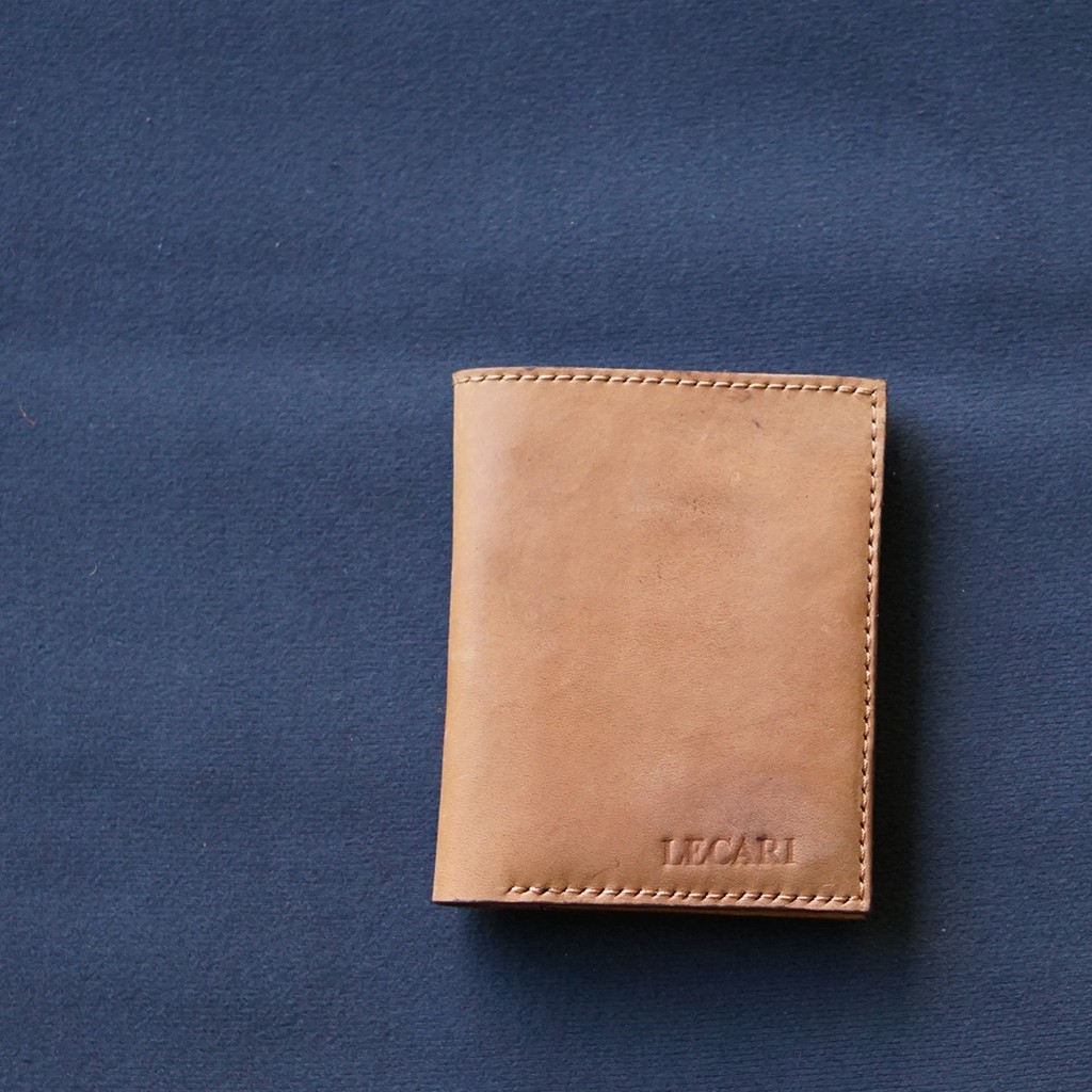 Excelo Dompet Pria Lipat Kulit Asli Leather Original Lecari