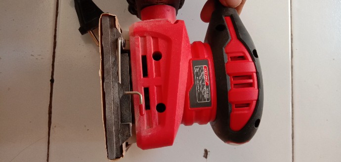 Mesin Amplas Kayu 180watt Sander Square Orbital  Nrt  Pro 920 Hd/ Mesin Penghalus Kayu