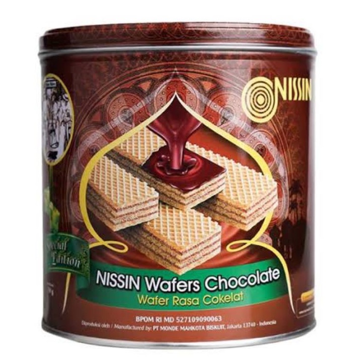 

NISSIN WAFER COKELAT KALENG SPECIAL EDITION LEBARAN 300g