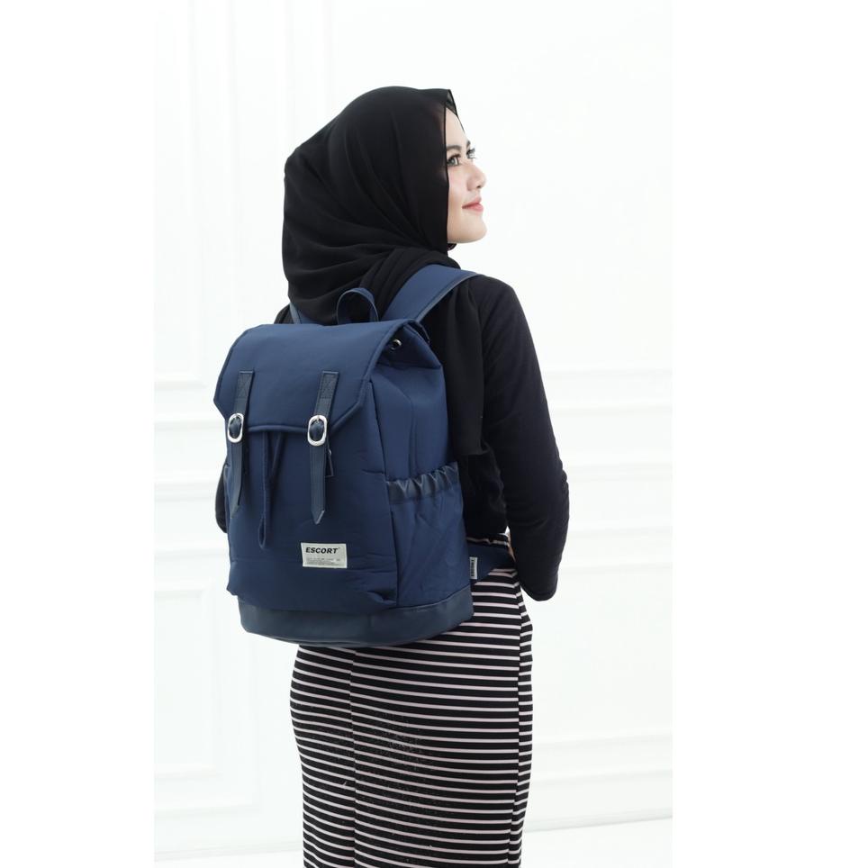 Siap Kirim.. Ransel Wanita Escortbags Tas Laptop Ransel Laptop 14 inch